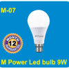 M-07 | M Power Led Bulb 9 Watt | 12 Months Warranty