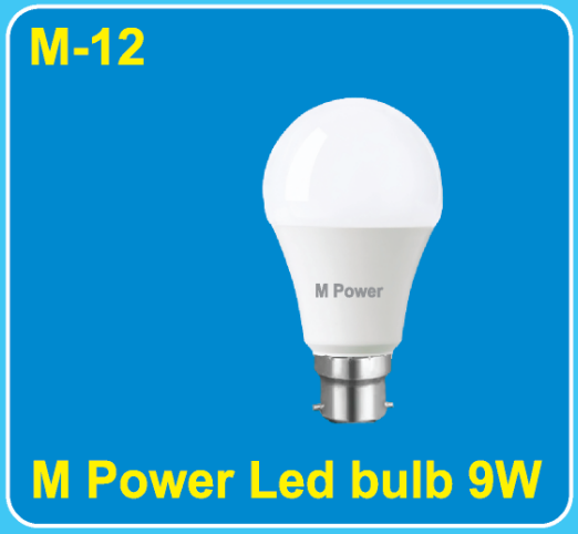 M-12 | M Power Led Bulb 9 Watt