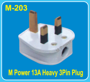 M-203 | M Power 13A Heavy 3 Pin