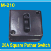M-210 | M Power 20A Square Pathar Switch