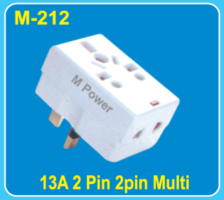 m-212 M-212 | M Power 13A 2Pin 2Pin Multi