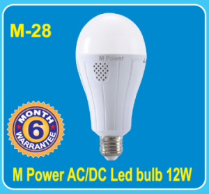 M-28 | M Power AC/DC Led Bulb 12 Watt | 6 Months Warranty