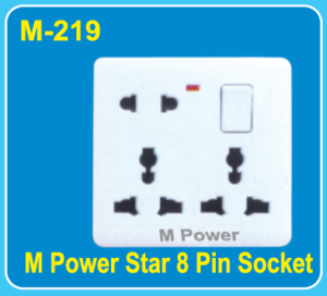 M-219 | M Power Star 8Pin Socket