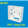 m257 M-257 | M Power PVC 1 Gang Tola