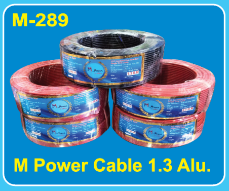M-289 | M Power Cable 1.3 Alu