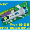 m-297 M-297 | M Power Rechargeable Torch Light | Model: SD-2388